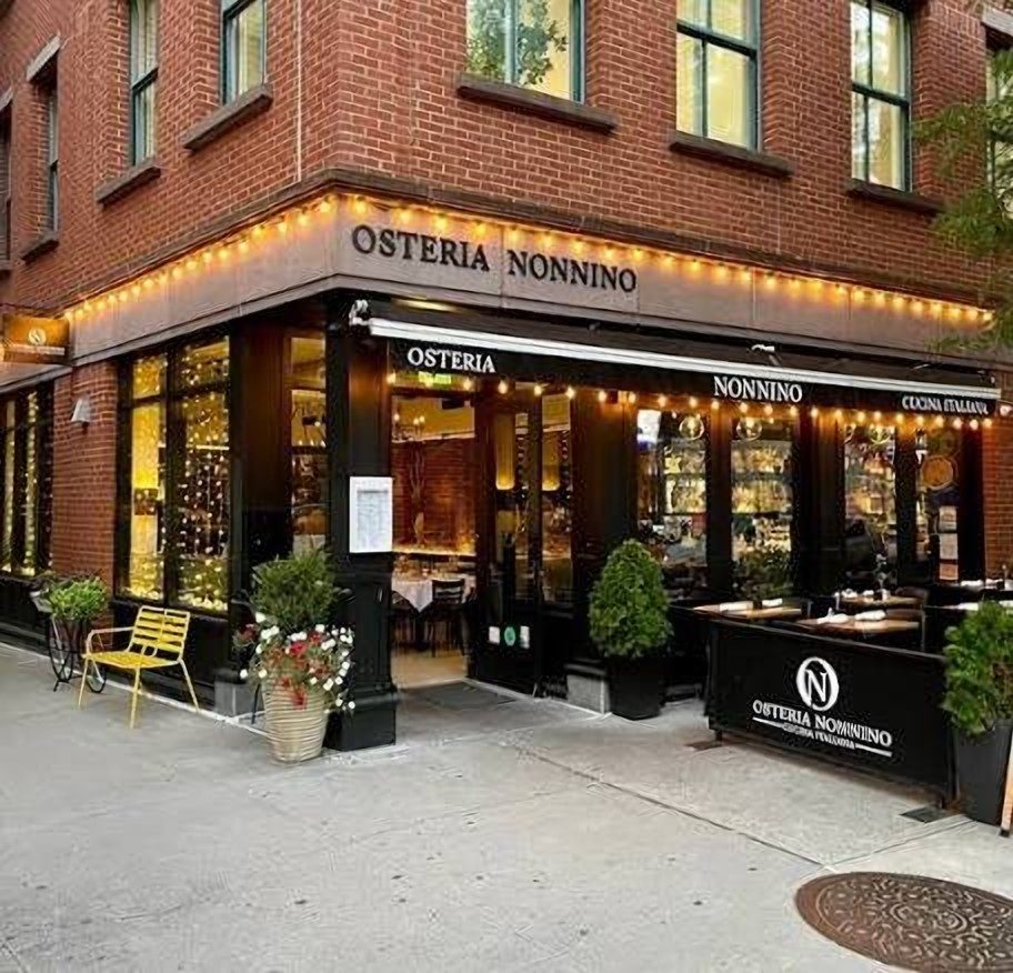 A neighborhood restaurant corner in New York