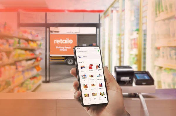 Retailo app in a store